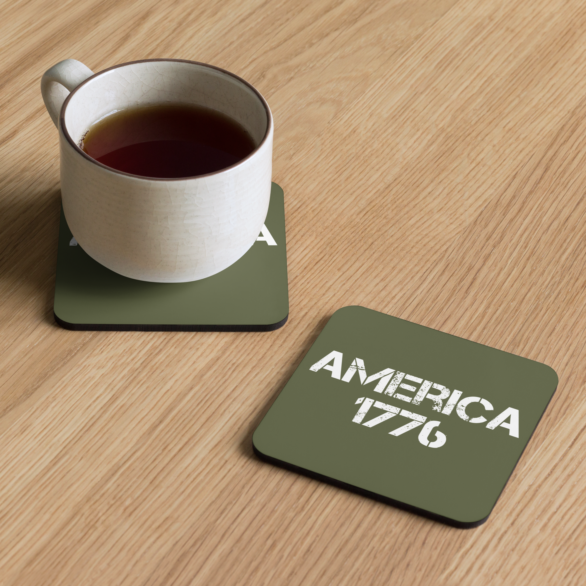 Cork-back Coaster America Let Freedom Ring - Image 17