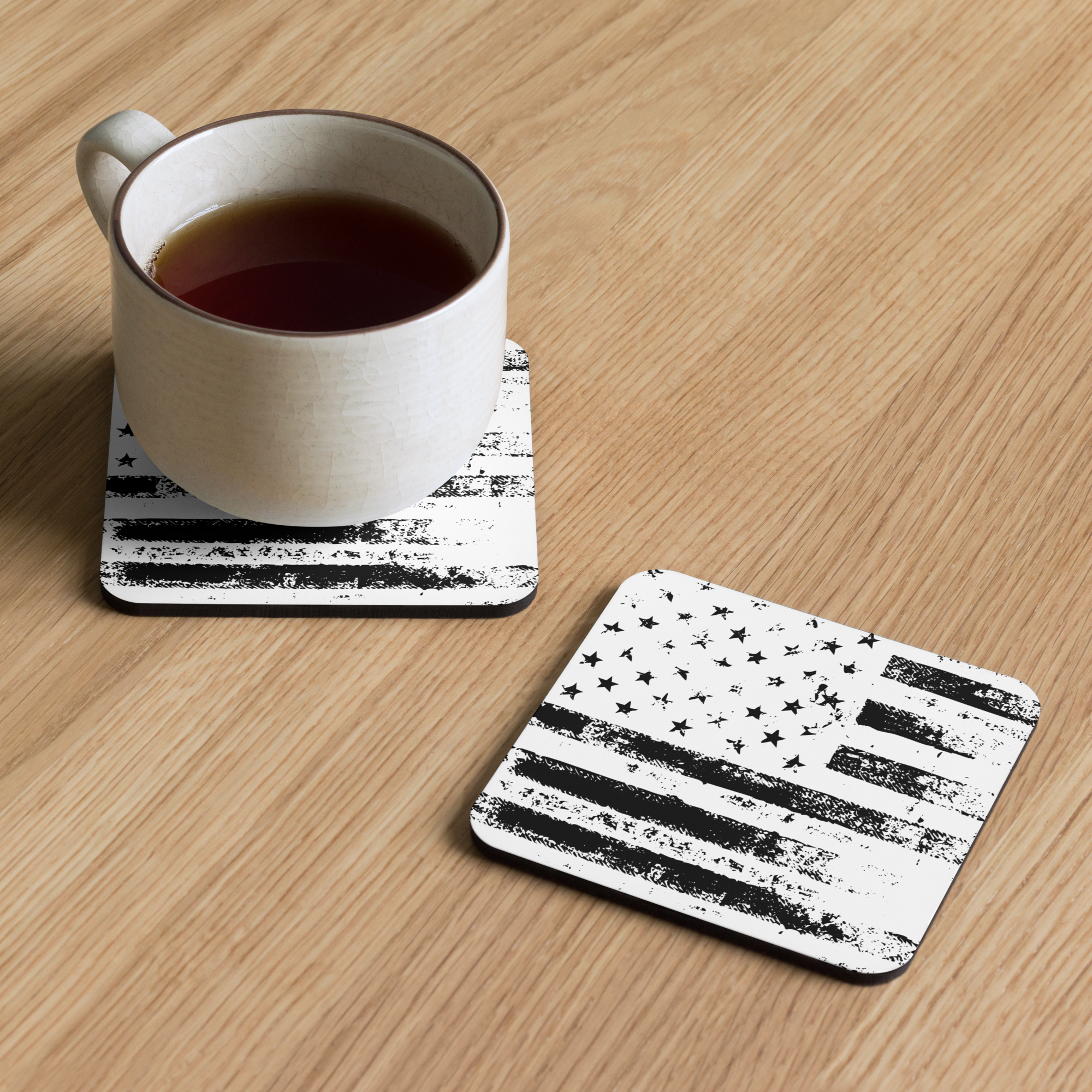 Cork-back Coaster Distressed American Flag - Image 20