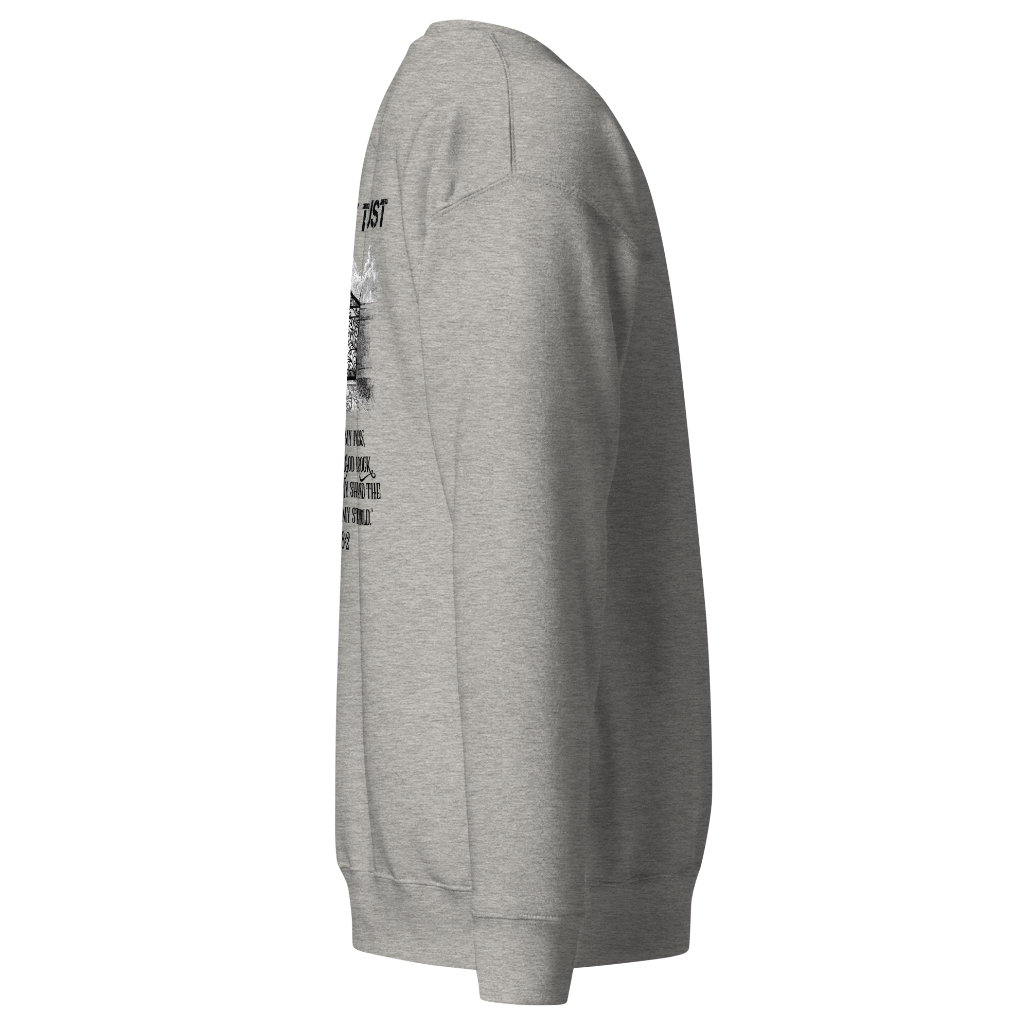 Men's Sweatshirt God is my Fortress - Image 6
