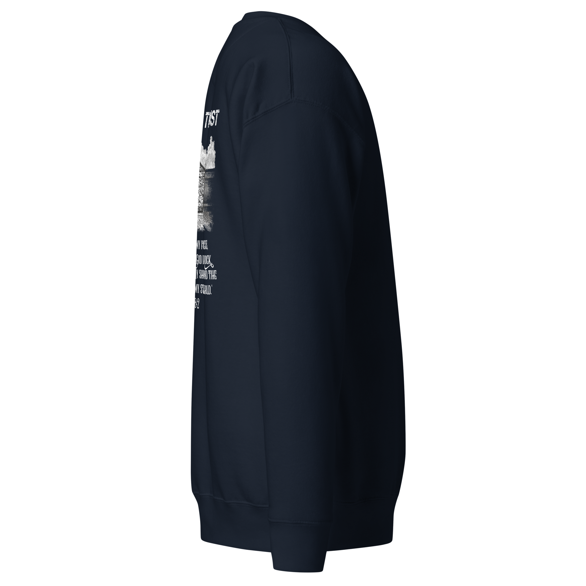 Men's Sweatshirt God is my Fortress - Image 2