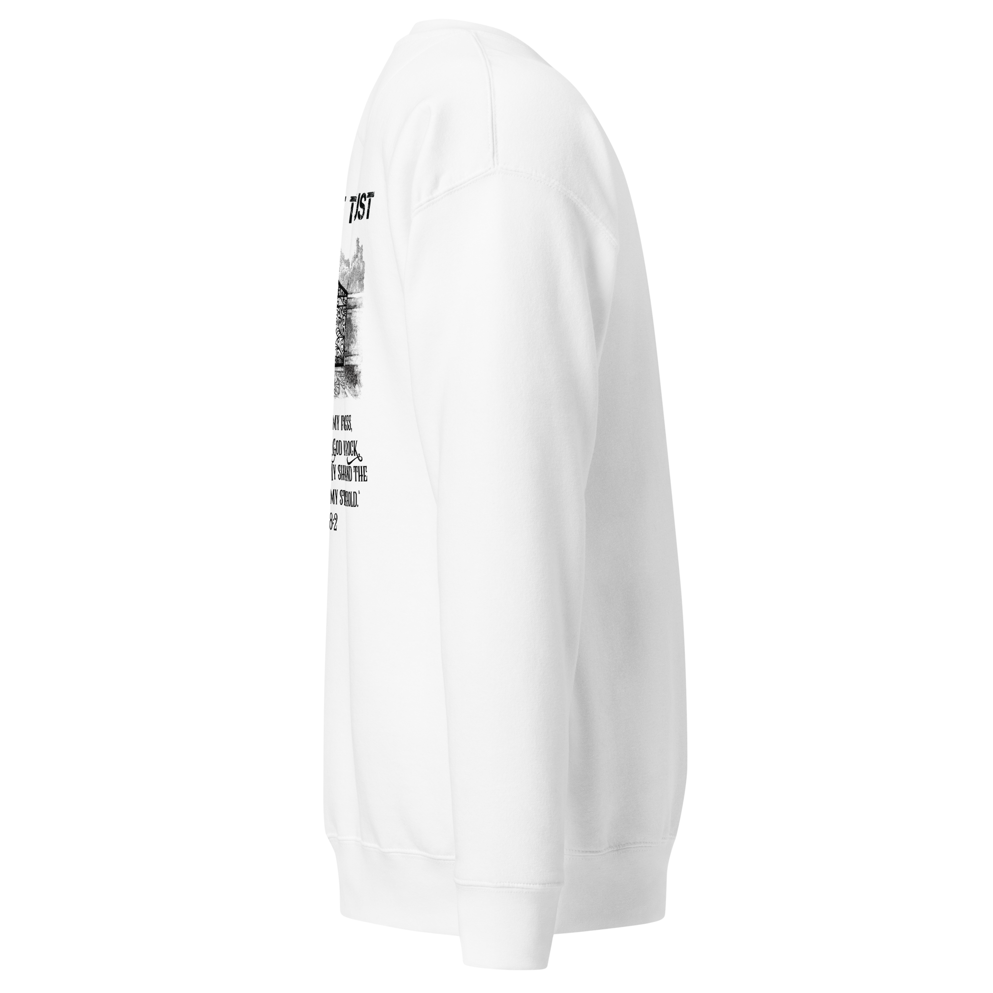 Men's Sweatshirt God is my Fortress - Image 10