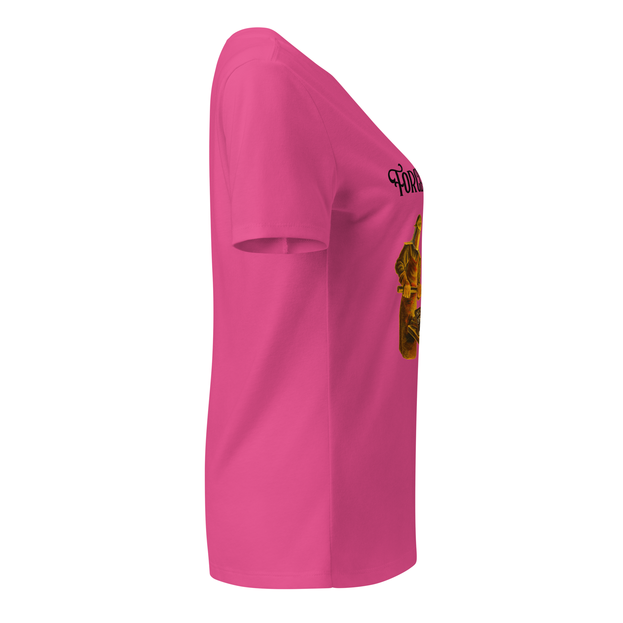 Women’s Relaxed V-Neck T-Shirt Born In Prayer - Image 6