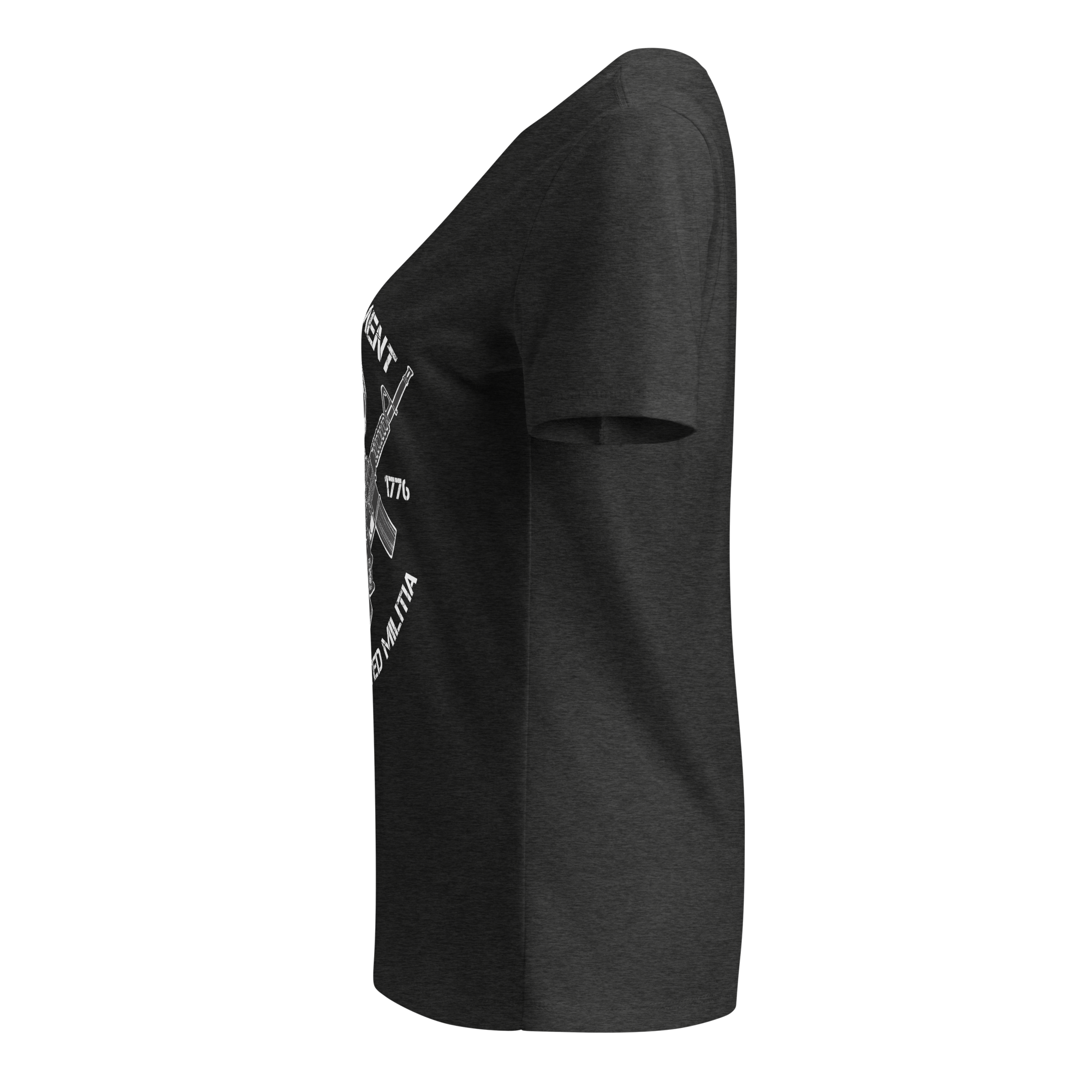 Women’s Relaxed V-Neck T-Shirt Anti Tyranny Amendment - Image 12