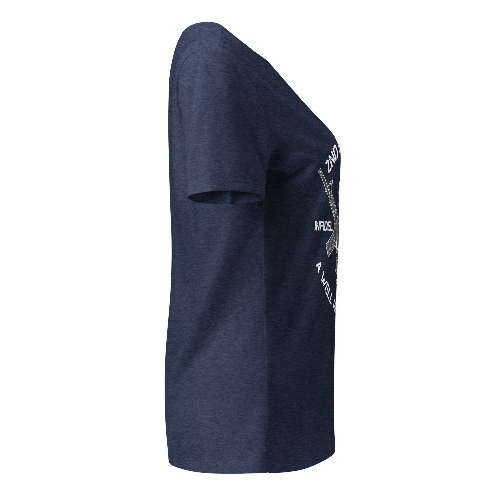 Women’s Relaxed V-Neck T-Shirt Anti Tyranny Amendment - Image 26