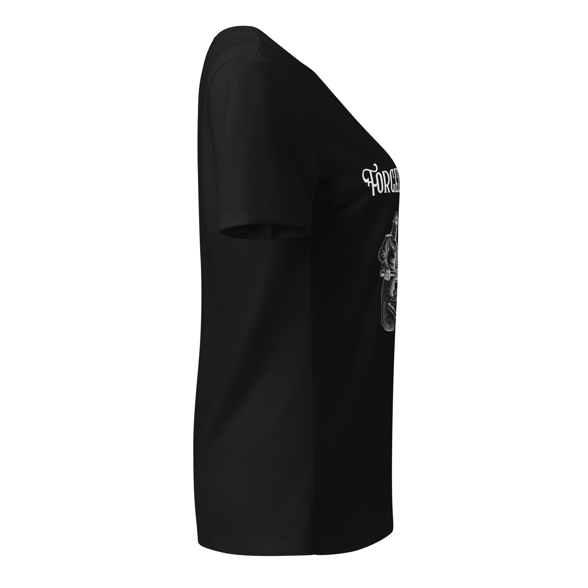 Women’s Relaxed V-Neck T-Shirt Born In Prayer - Image 2