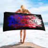 Beach Towel Live Free Dry Hard