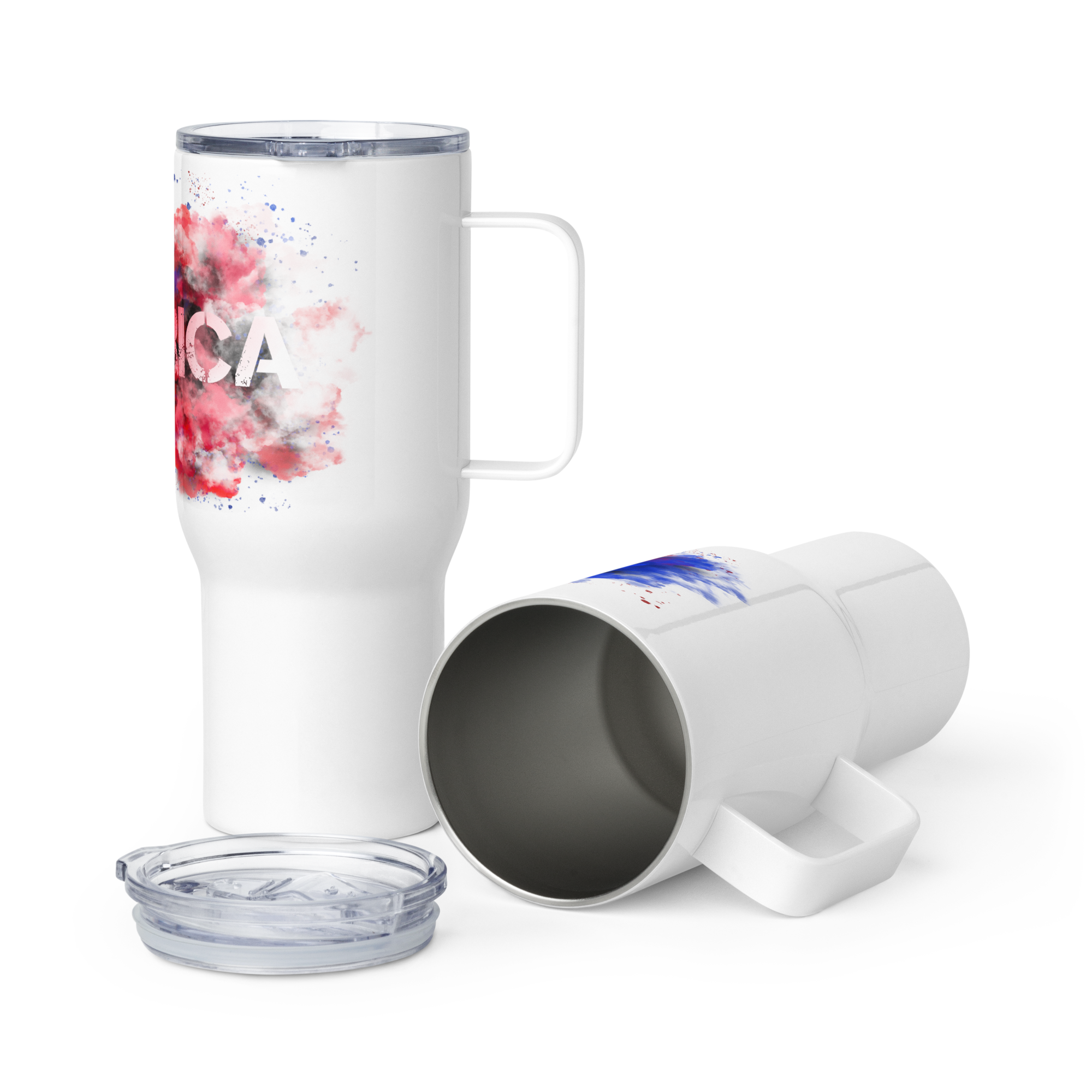 Travel Mug With Handle Merica Fuel Tank - Image 3
