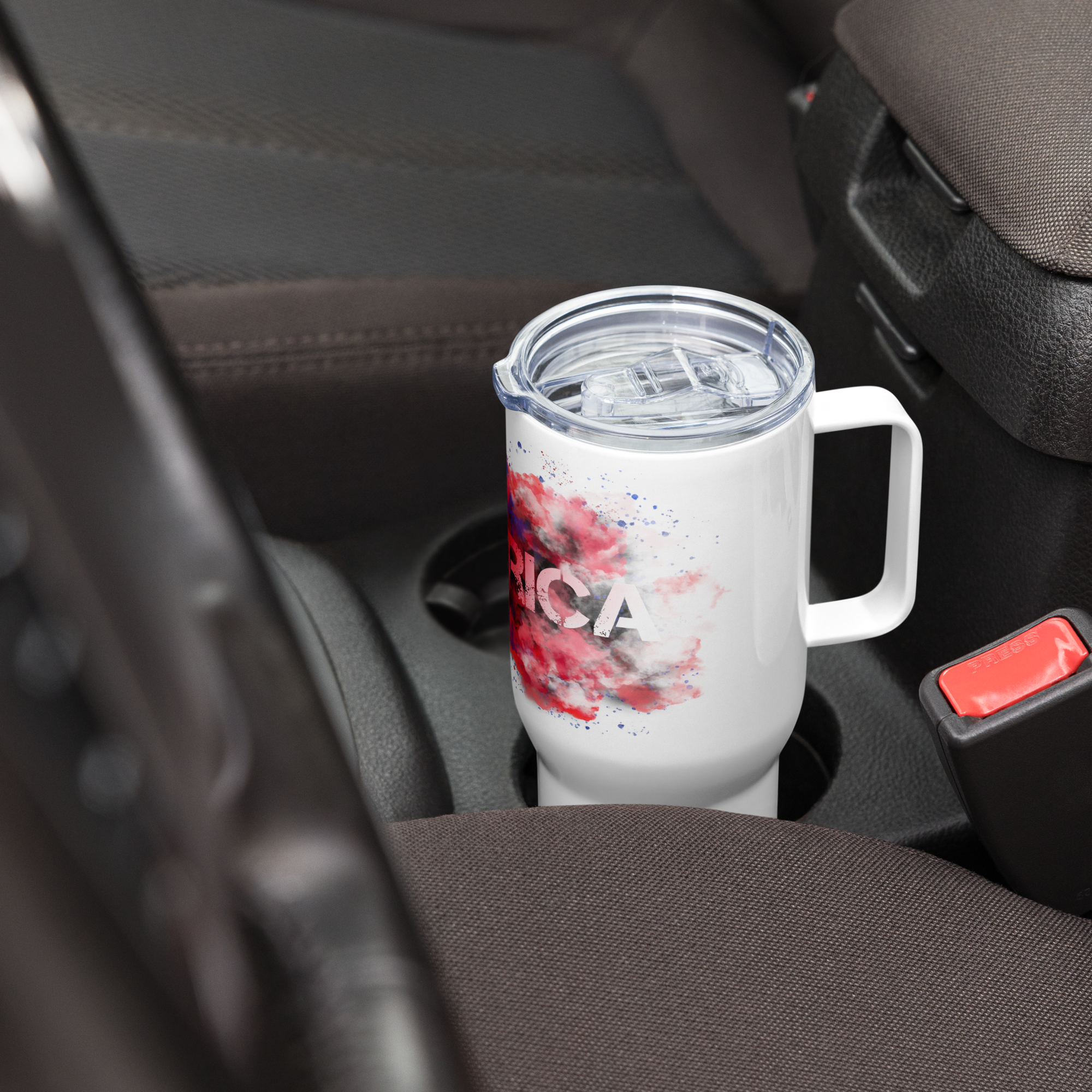 Travel Mug With Handle Merica Fuel Tank - Image 5