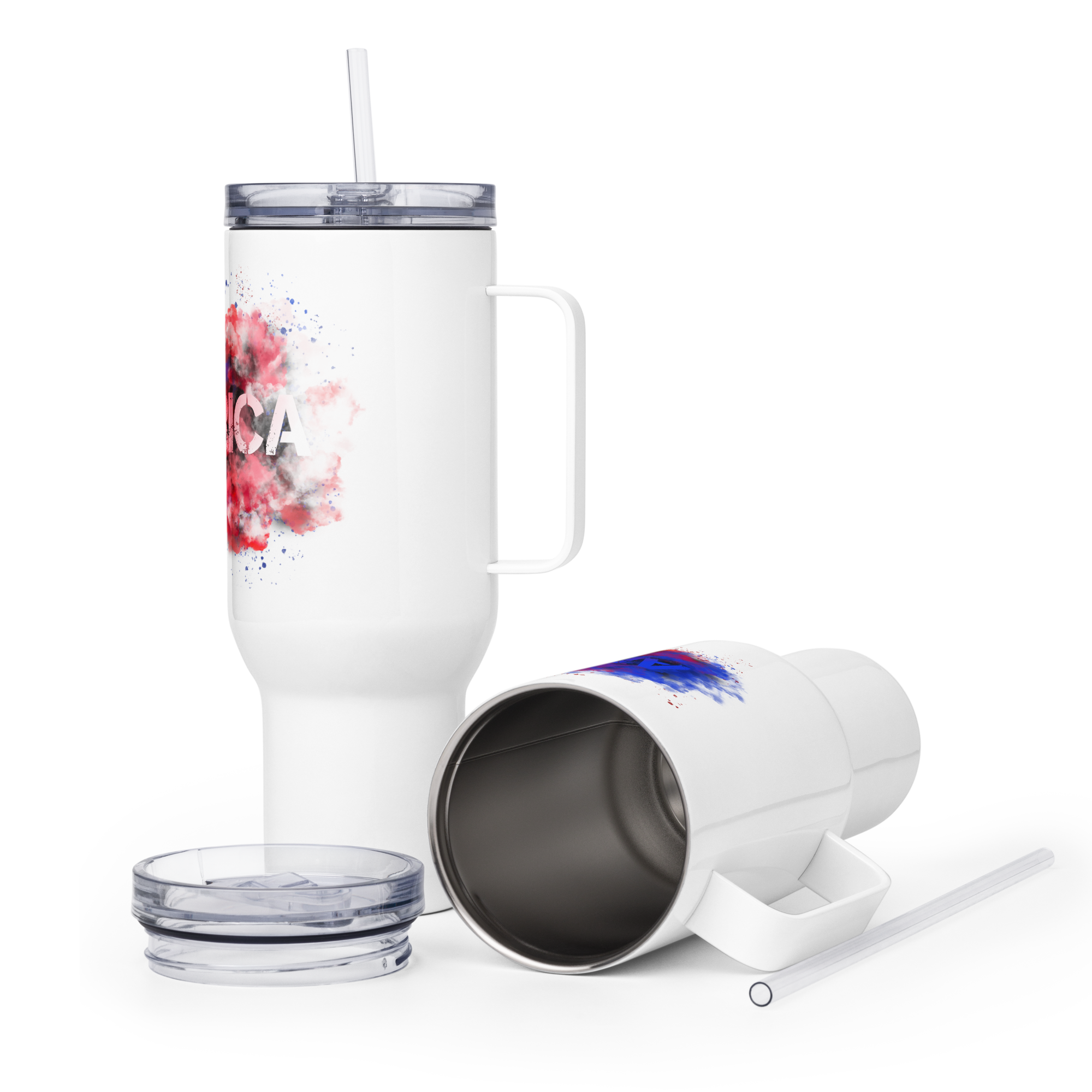 Travel Mug With Handle Merica Fuel Tank - Image 8
