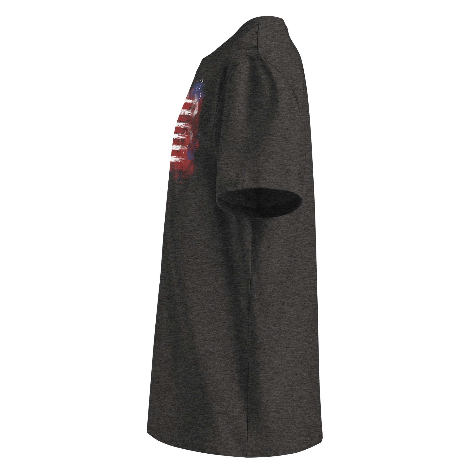 Men's T-Shirt Red White Blue Smoke - Image 12