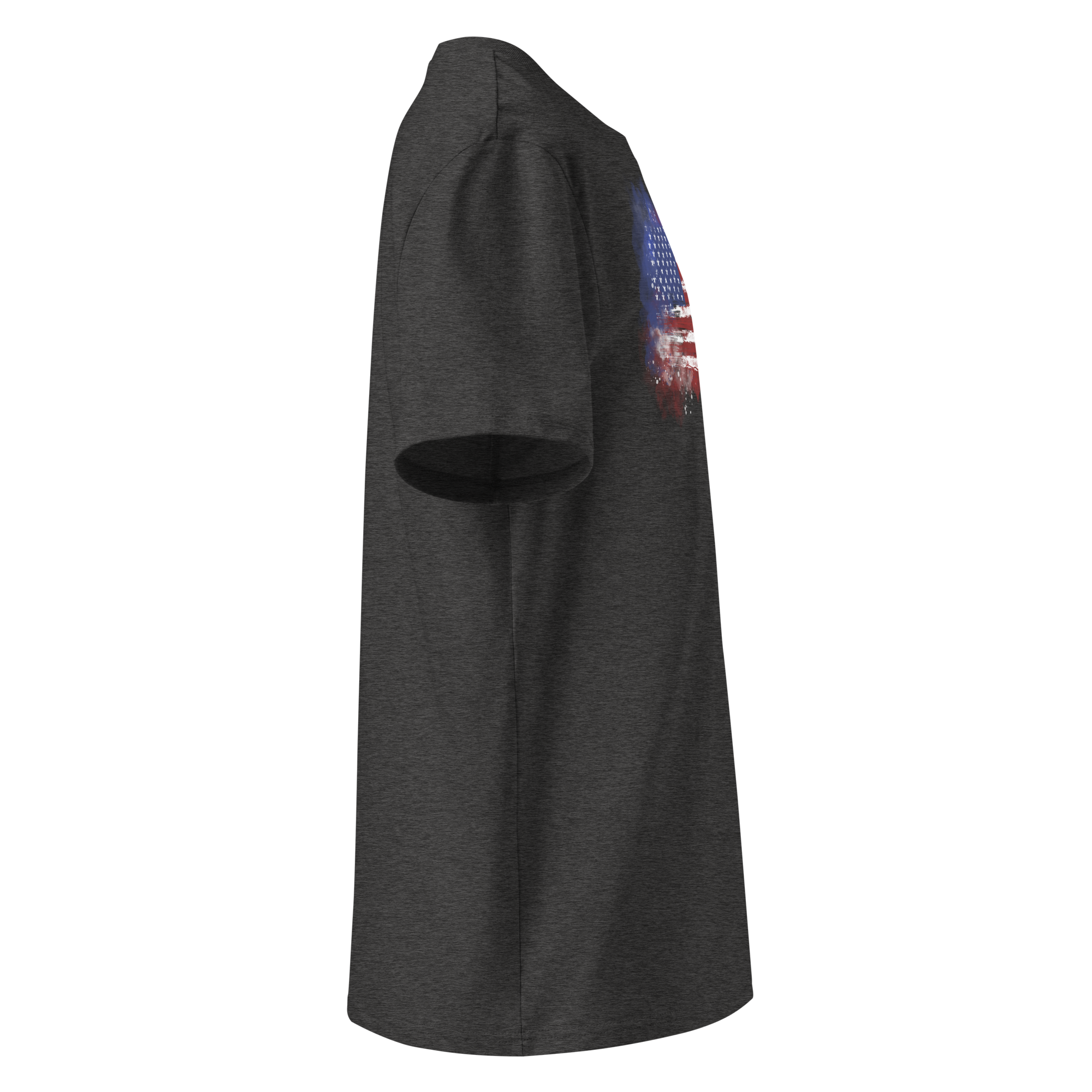 Men's T-Shirt Red White Blue Smoke - Image 10