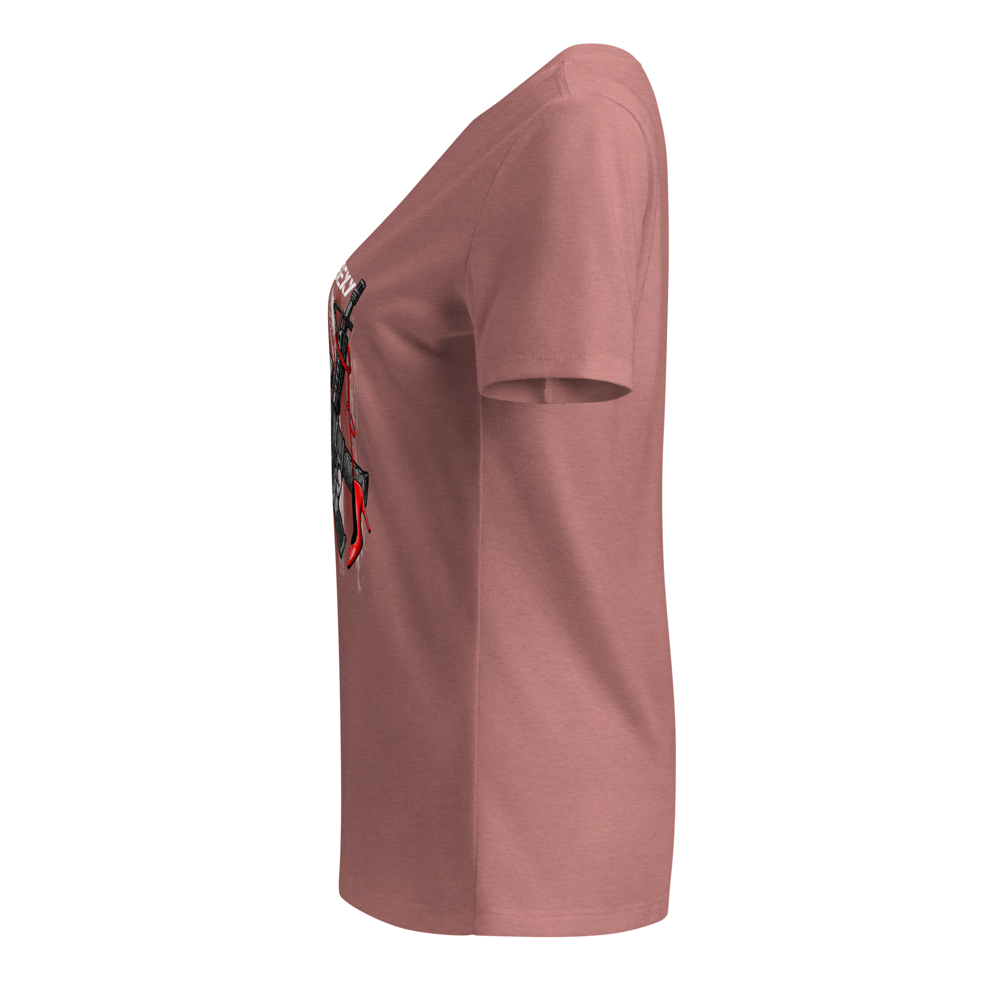 Women’s Relaxed V-Neck T-Shirt Lethal Sexy Savage - Image 12