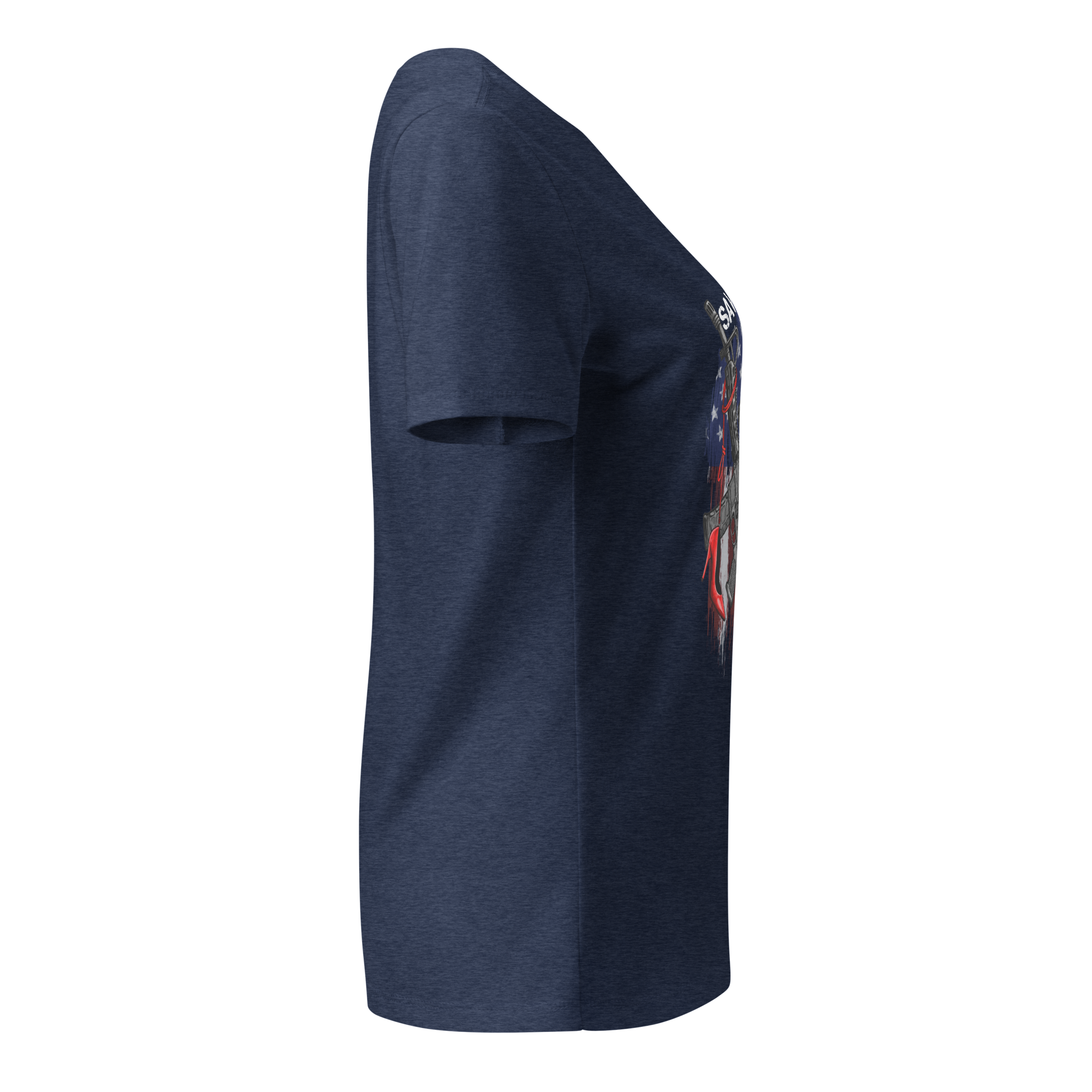 Women’s Relaxed V-Neck T-Shirt Lethal Sexy Savage - Image 14