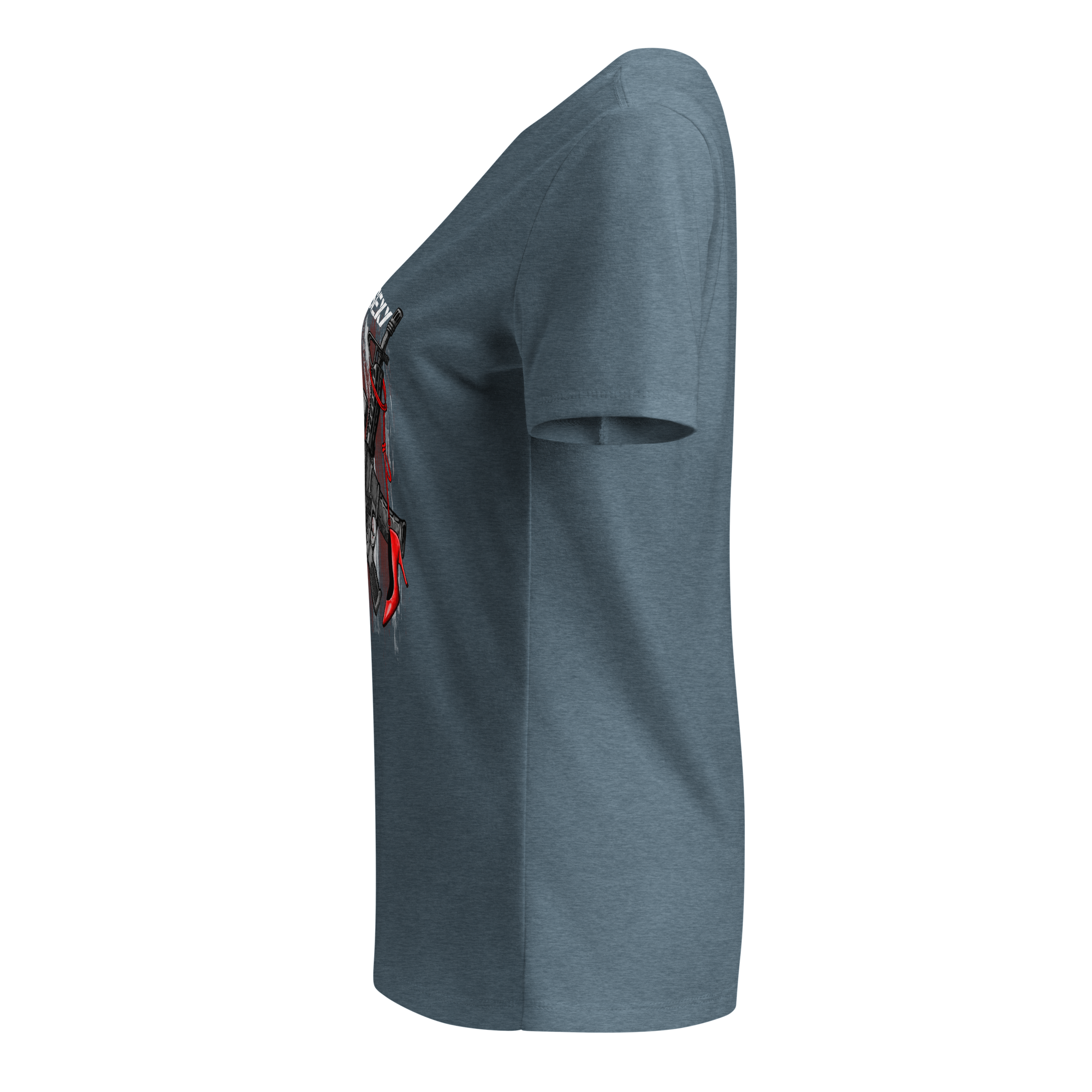 Women’s Relaxed V-Neck T-Shirt Lethal Sexy Savage - Image 4