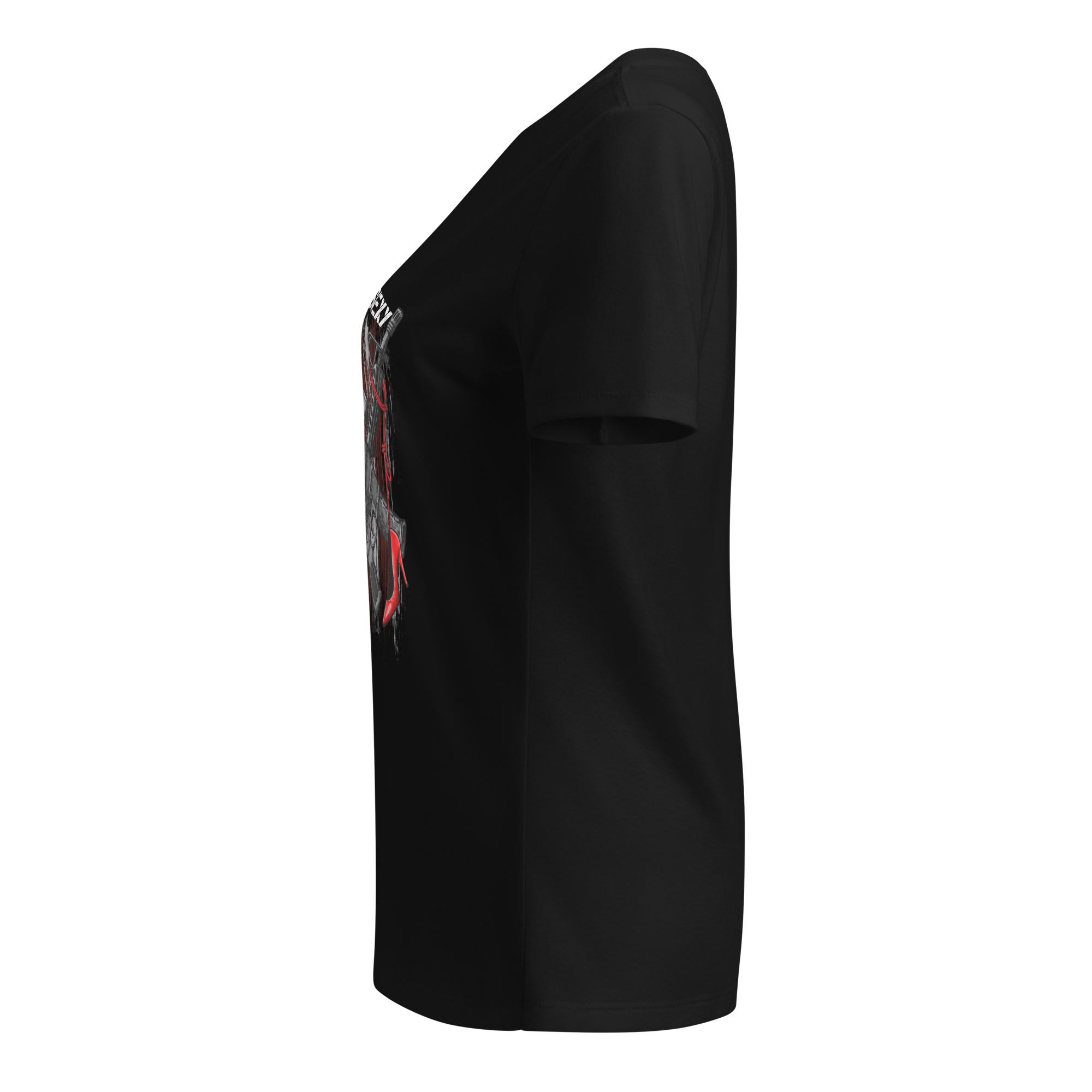 Women’s Relaxed V-Neck T-Shirt Lethal Sexy Savage - Image 20