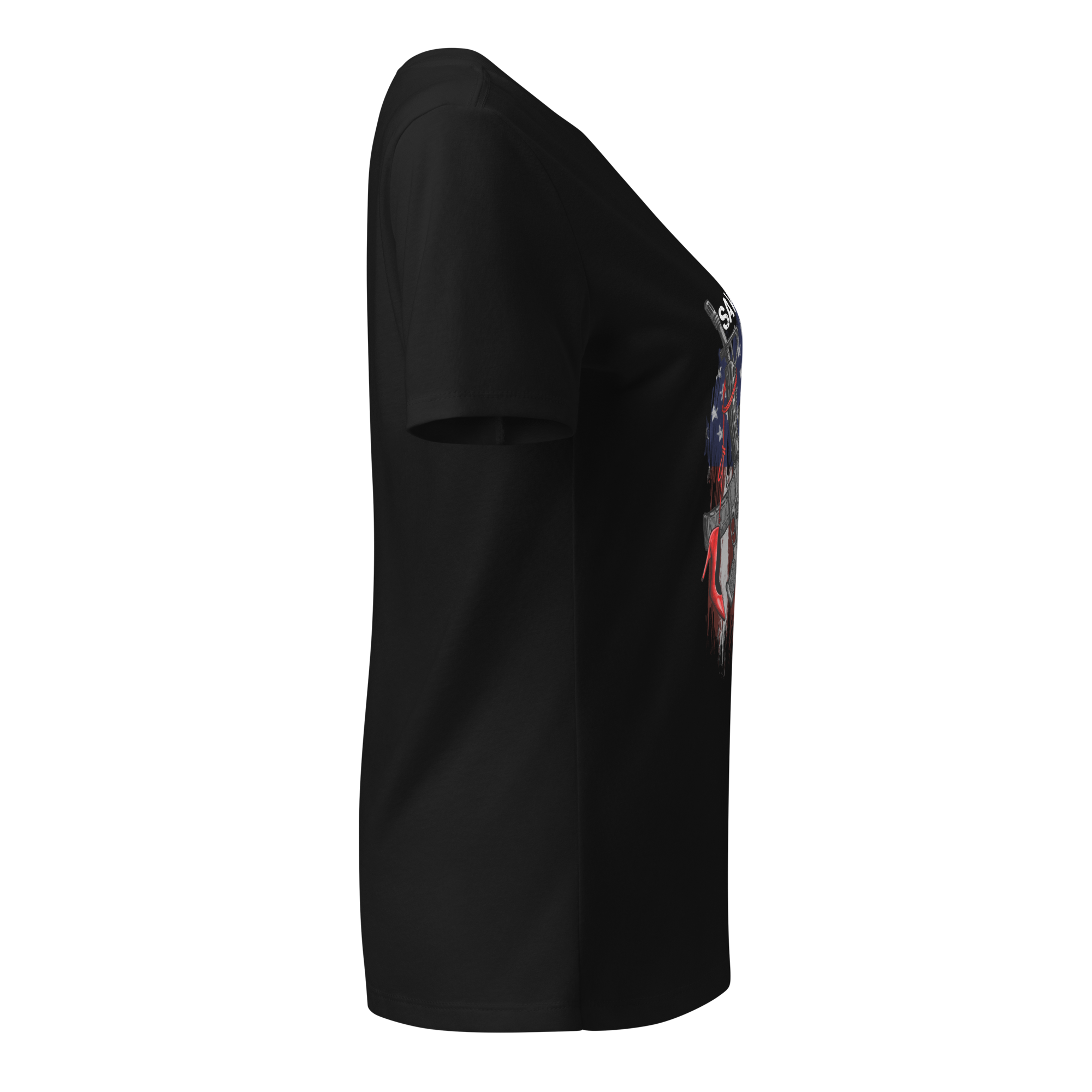 Women’s Relaxed V-Neck T-Shirt Lethal Sexy Savage - Image 18